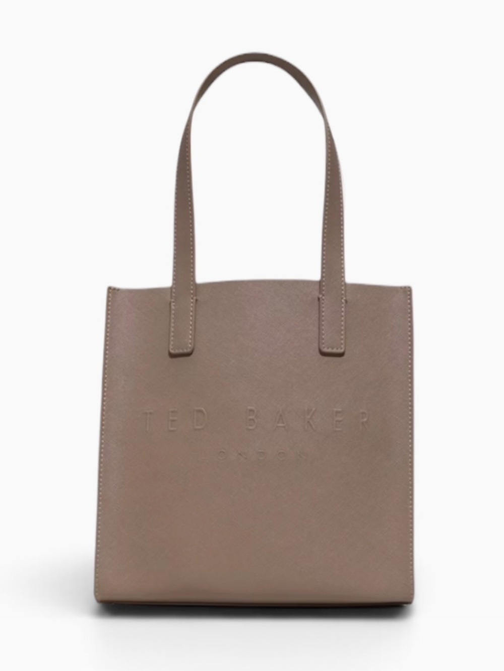 Ted Baker London Taupe Faux Leather The Icon Tote Bag - NWT